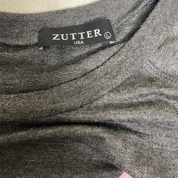 - Zutter USA FRENCH TERRY Gray Blondie  sweater size L - Picture 4 of 6